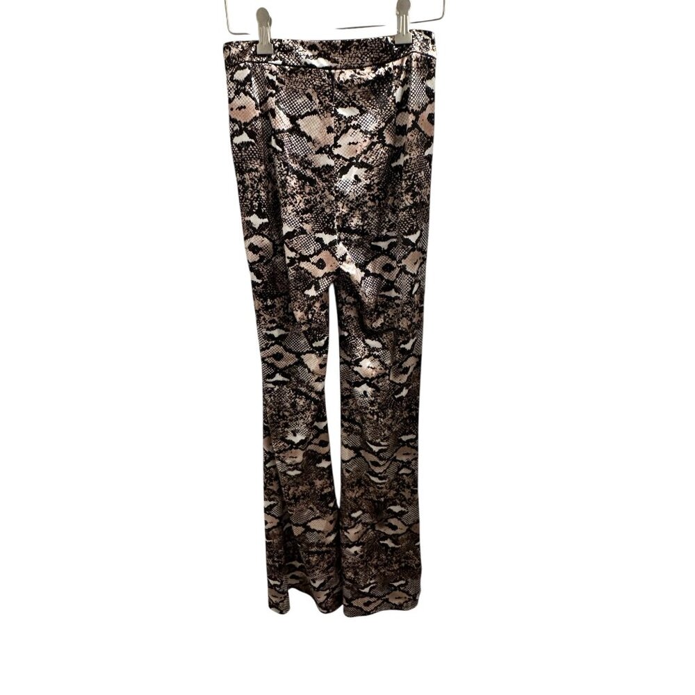 👗 2/$30 👗 Snake Print Womens Bell Bottom Pants - Milk & Honey Brand Size S